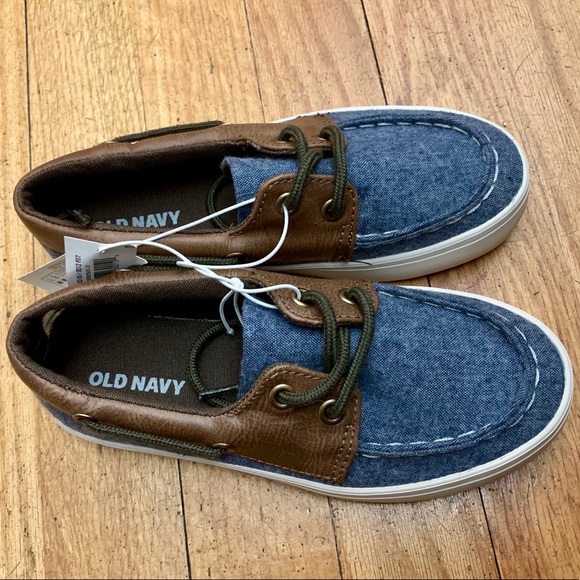 Color-blocked chambray boat shoe - Picture 3 of 4